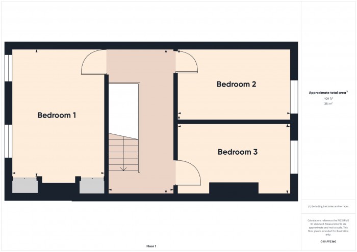 Floorplan for 9 Russell Place, TA6