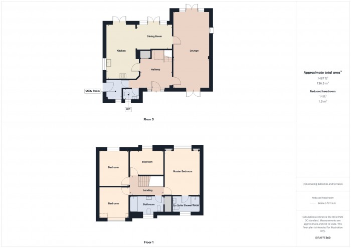 Floorplan for Heron House, TA7