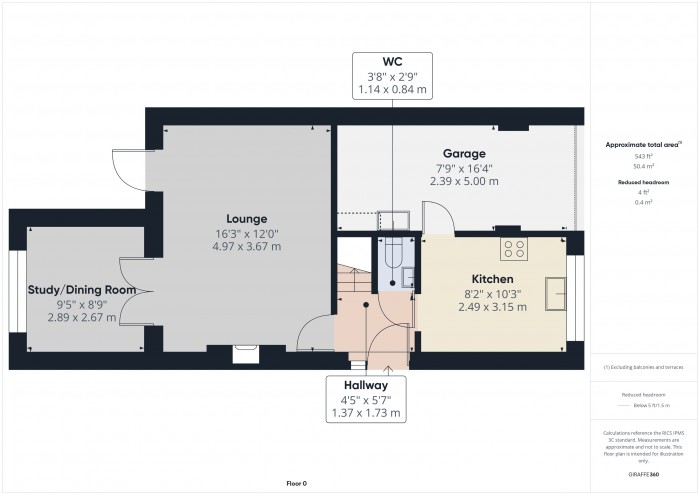 Floorplan for 9 St. Marks Court, TA6