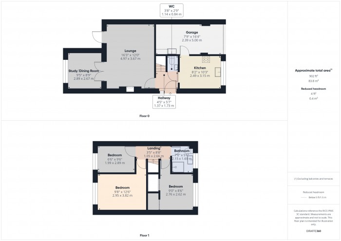 Floorplan for 9 St. Marks Court, TA6