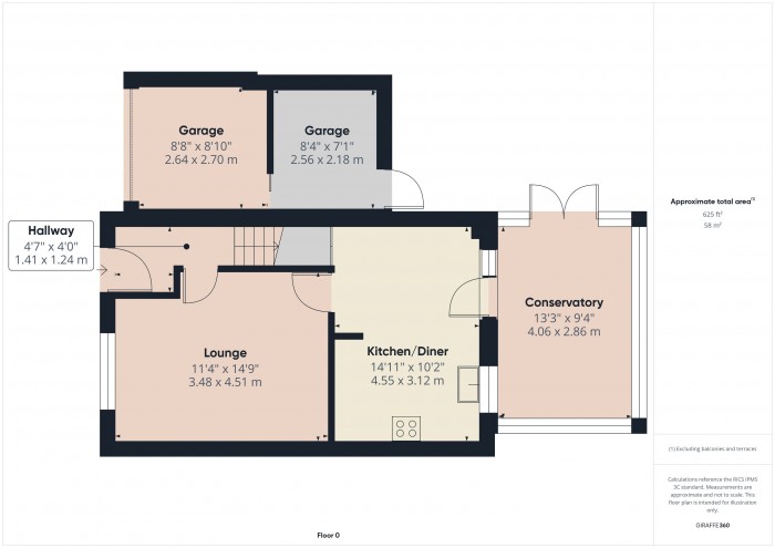 Floorplan for 17 Wade Close, TA7