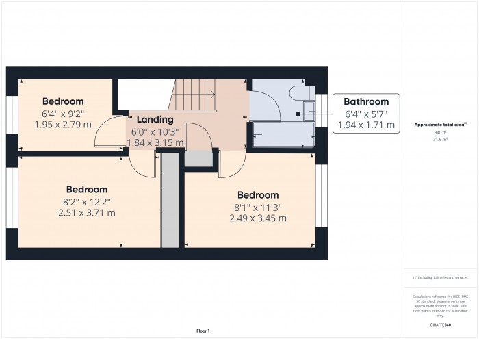 Floorplan for 17 Wade Close, TA7