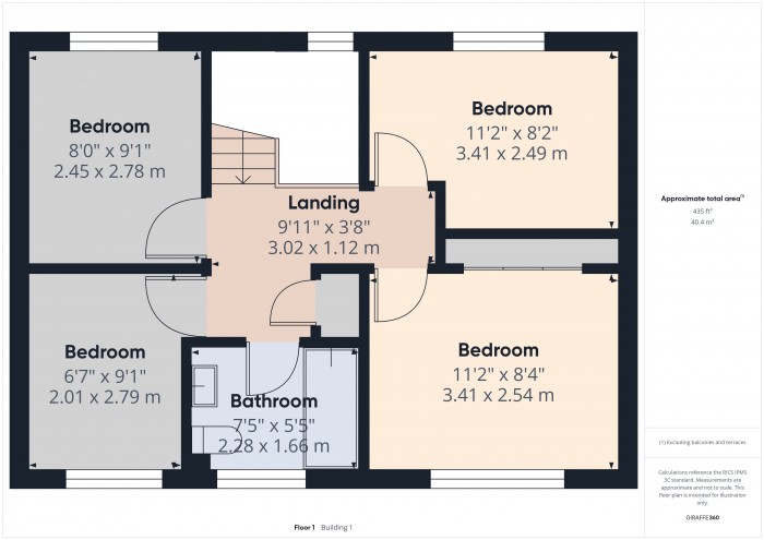 Floorplan for 11 Duncombe Close, TA6
