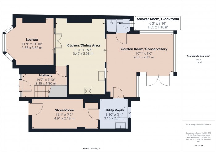 Floorplan for 7 Knowle Road, TA6