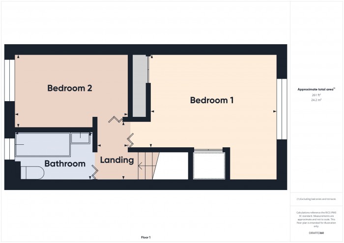 Floorplan for 9 Spencer Close, TA6