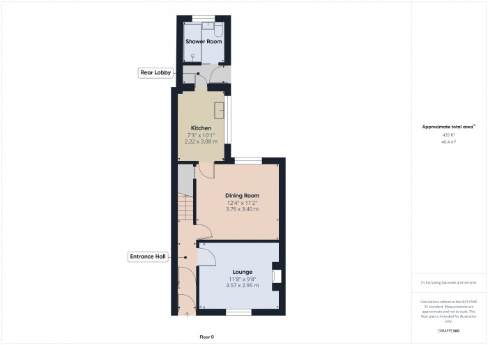 Floorplan for 7 Quantock Terrace, TA6