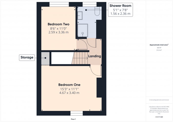 Floorplan for 160 St. John Street, TA6