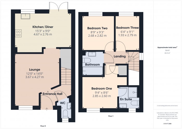 Floorplan for 5 Citrine Close, TA6