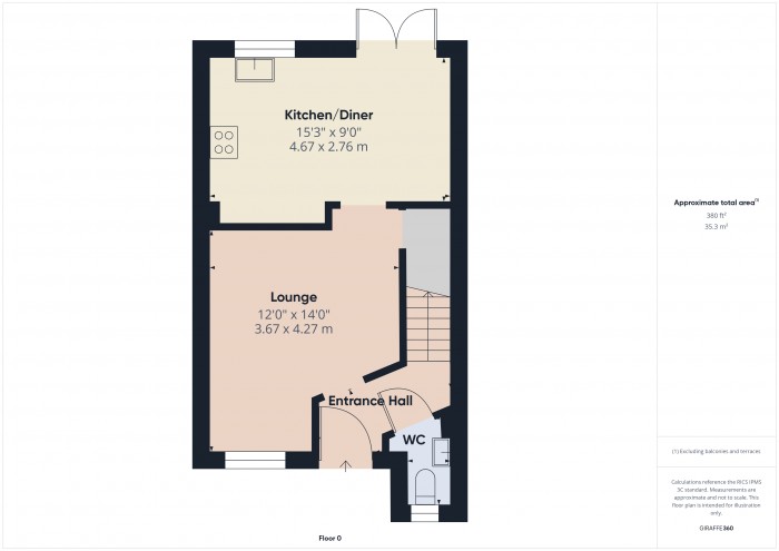 Floorplan for 5 Citrine Close, TA6