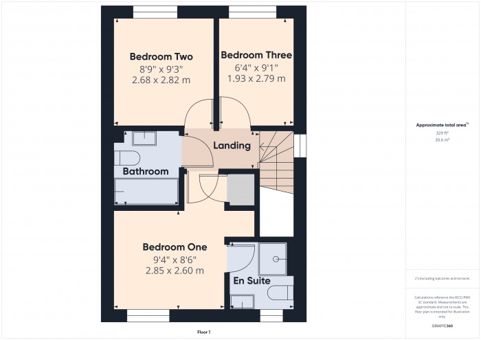 Floorplan for 5 Citrine Close, TA6