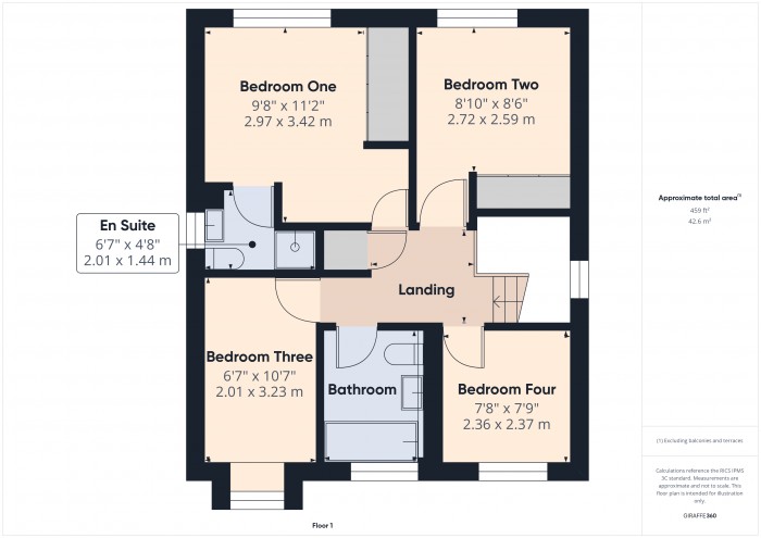 Floorplan for 21 The Copse, TA6