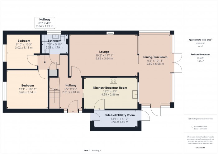 Floorplan for 41 Luxborough Road, TA6