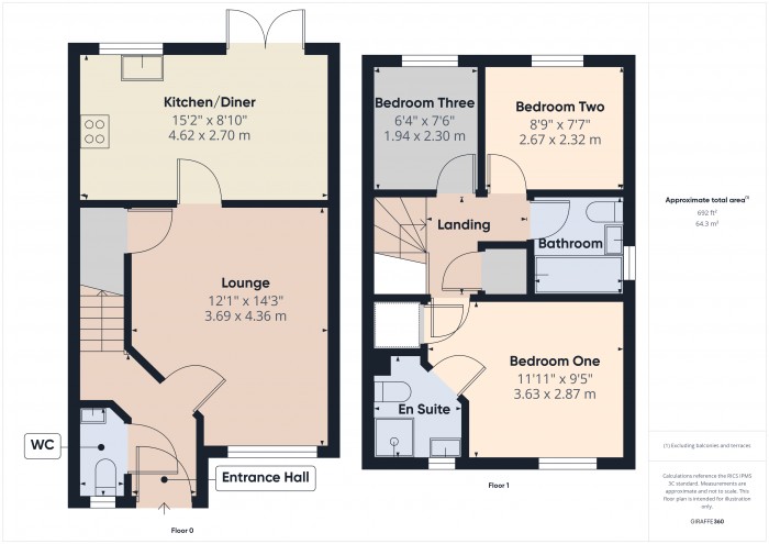 Floorplan for 4 Celandine Way, TA5