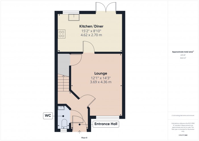 Floorplan for 4 Celandine Way, TA5