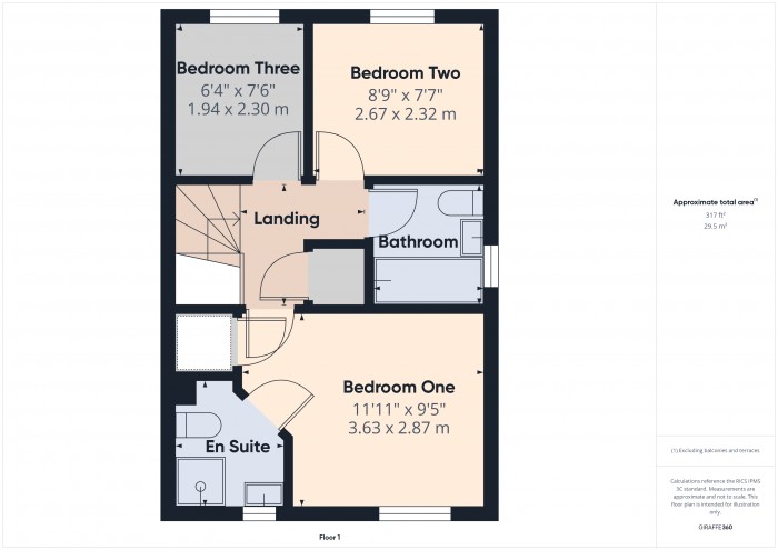 Floorplan for 4 Celandine Way, TA5