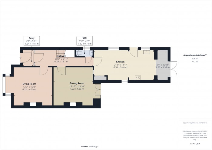 Floorplan for 37 Taunton Road, TA6