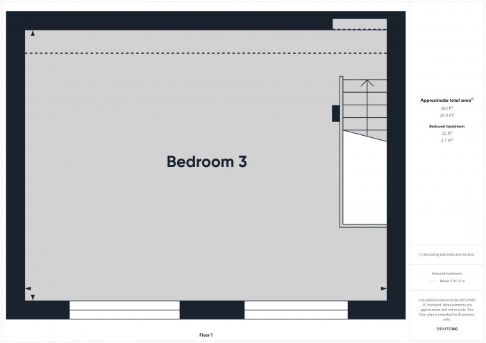 Floorplan for Bouverie, TA7