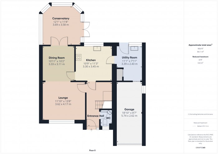 Floorplan for 32 Higher Road, TA7