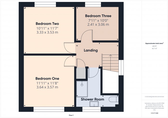 Floorplan for 32 Higher Road, TA7