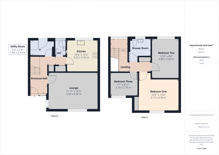 Floorplan for 33 Knowle End, TA7