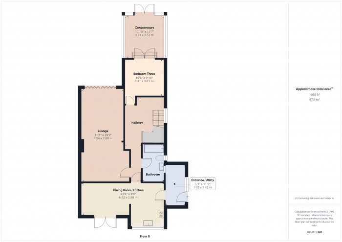 Floorplan for 10 Mortimer Close, TA7