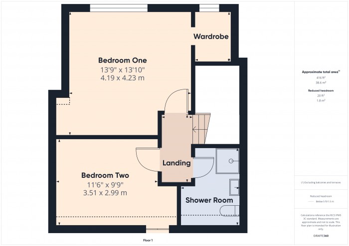 Floorplan for 10 Mortimer Close, TA7