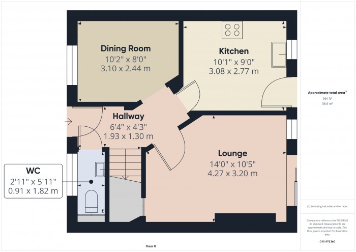 Floorplan for 32 Four Acre Meadow, TA6