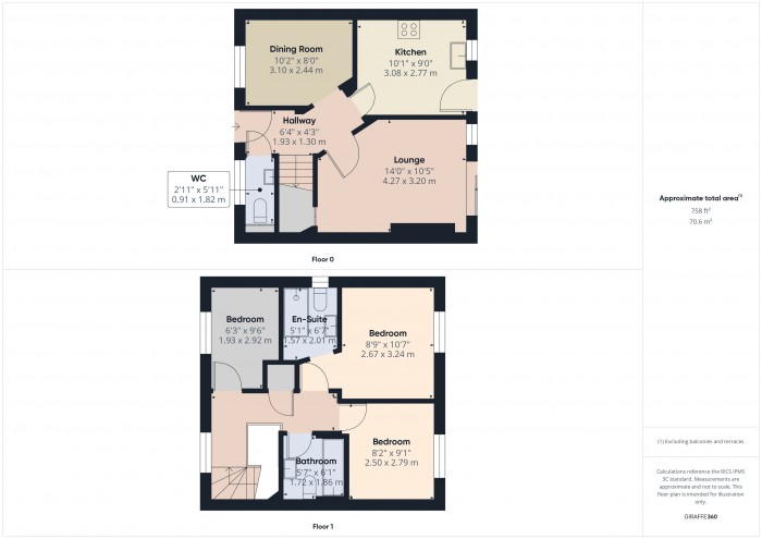 Floorplan for 32 Four Acre Meadow, TA6