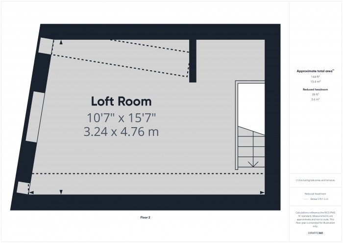 Floorplan for 1 Riverview Terrace, TA6