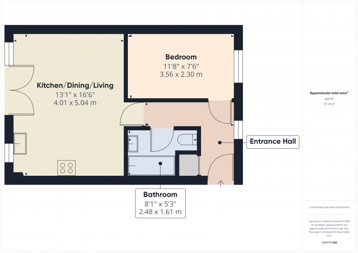 Floorplan for 5 The Courtyard, TA6