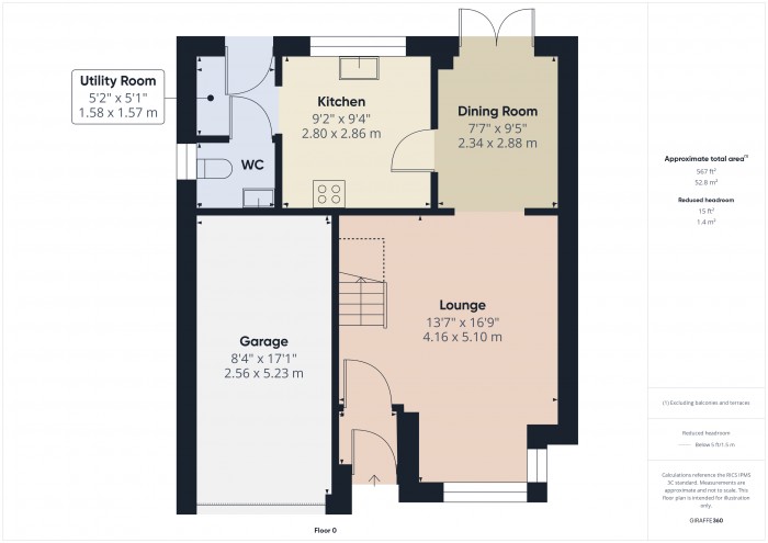 Floorplan for 4 Earls Close, TA6