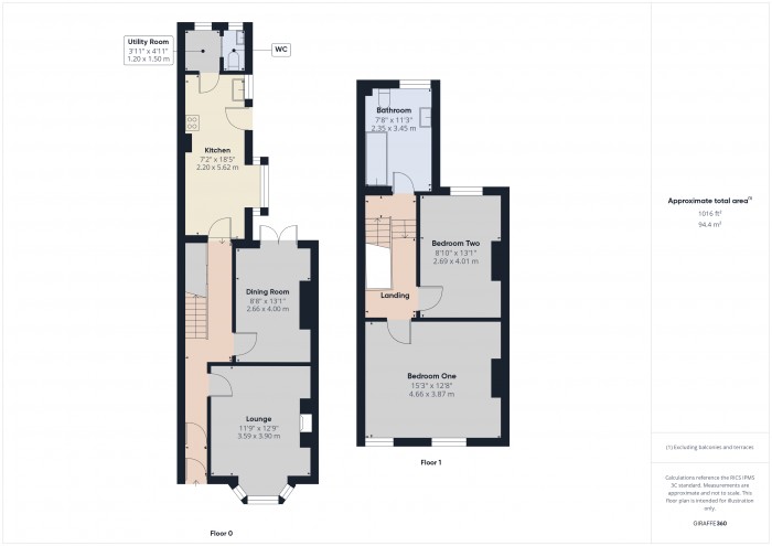 Floorplan for 22 Cranleigh Gardens, TA6