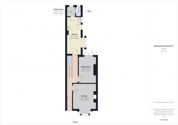 Floorplan for 22 Cranleigh Gardens, TA6