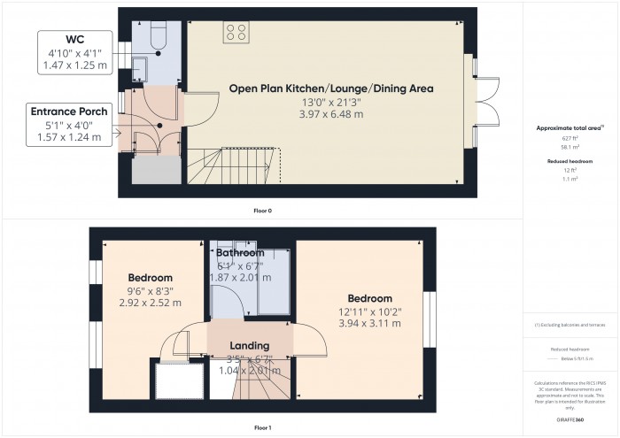 Floorplan for 92 Westminster Way, TA6