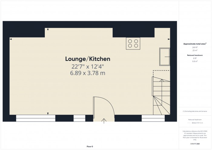 Floorplan for 24 The Courtyard, TA6