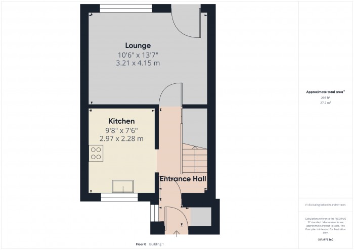Floorplan for 1 Biddiscombe Close, TA6