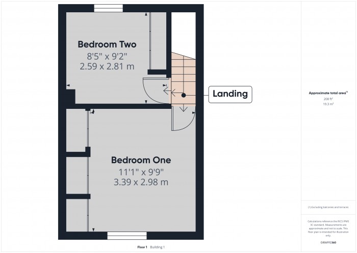 Floorplan for 13 Provident Place, TA6