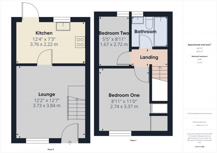 Floorplan for 35 Biddiscombe Close, TA6
