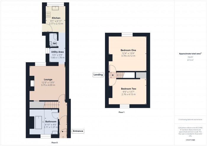 Floorplan for 112 Bath Road, TA6