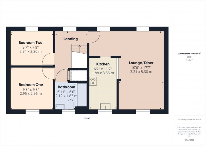 Floorplan for 77 Standish Street, TA6