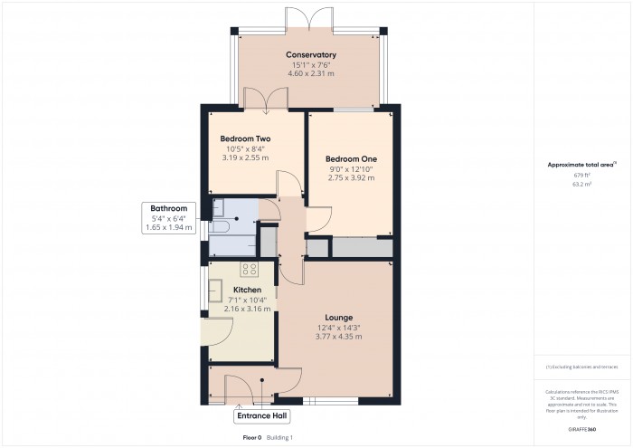 Floorplan for 25 Pear Tree Close, TA6