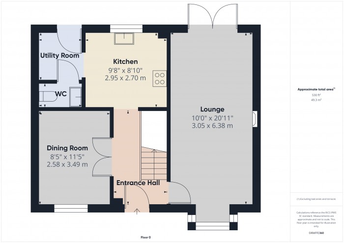Floorplan for 126 Moravia Close, TA6