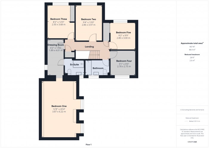 Floorplan for 9 Quantock Way, TA6