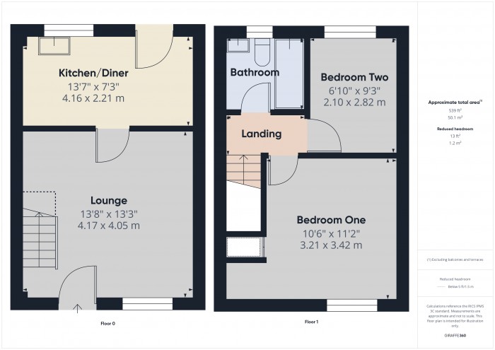 Floorplan for 1A Westwood Road, TA6