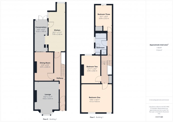 Floorplan for 23 Lyndale Avenue, TA6