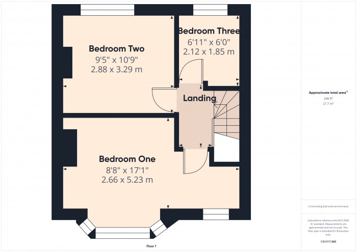 Floorplan for 60 Fairfax Road, TA6