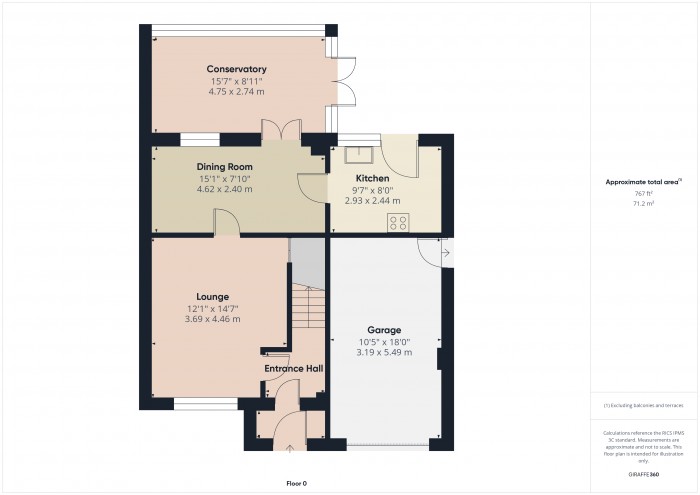 Floorplan for 8 Windsor Road, TA6