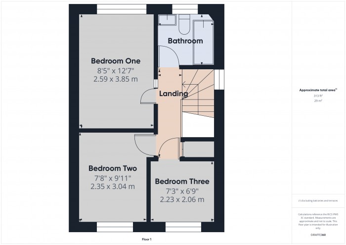 Floorplan for 8 Windsor Road, TA6