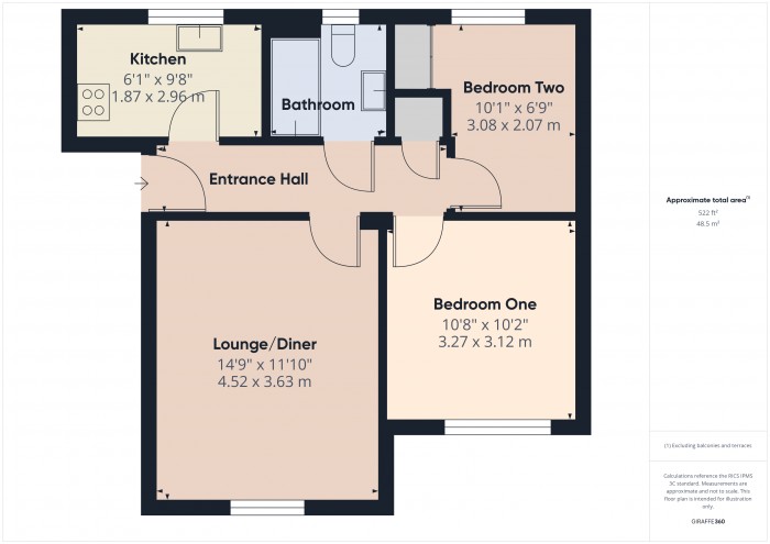 Floorplan for 44 Marsa Way, TA6