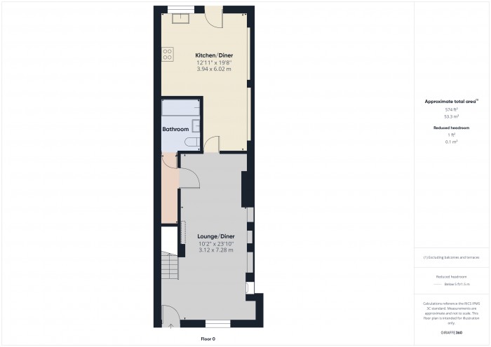 Floorplan for 25 Devonshire Street, TA6